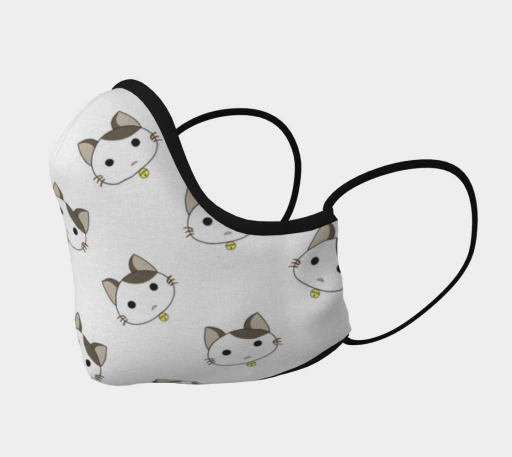 Kawaii Cat Pattern Mask • Fabio Print